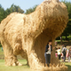 Illustration for article titled Straw Dinosaurs Appear in Japanese Fields, Try To Eat Humans